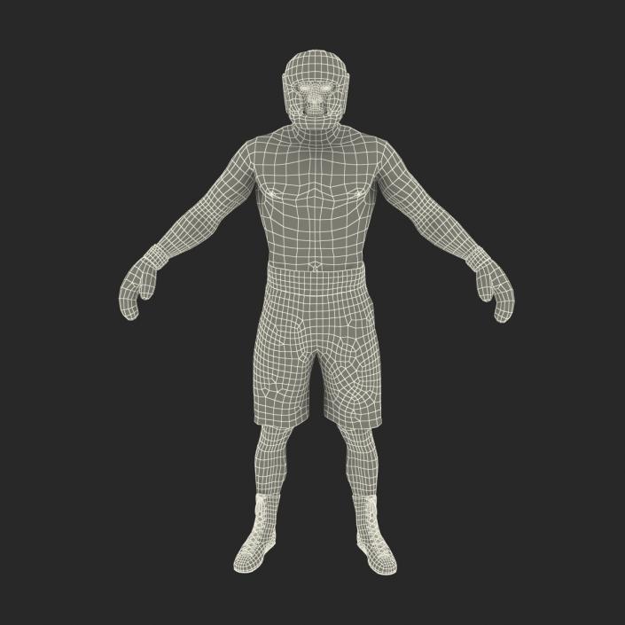 African American Boxer 3D