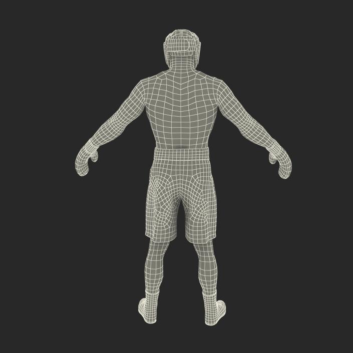 African American Boxer 3D