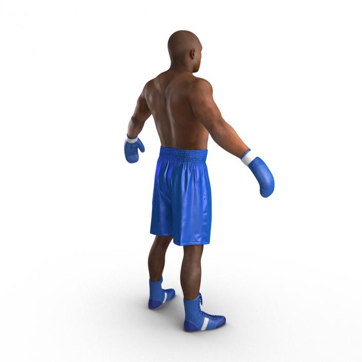 African American Boxer 2 3D model