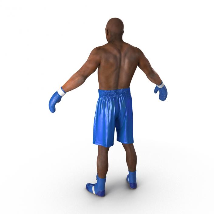 African American Boxer 2 3D model