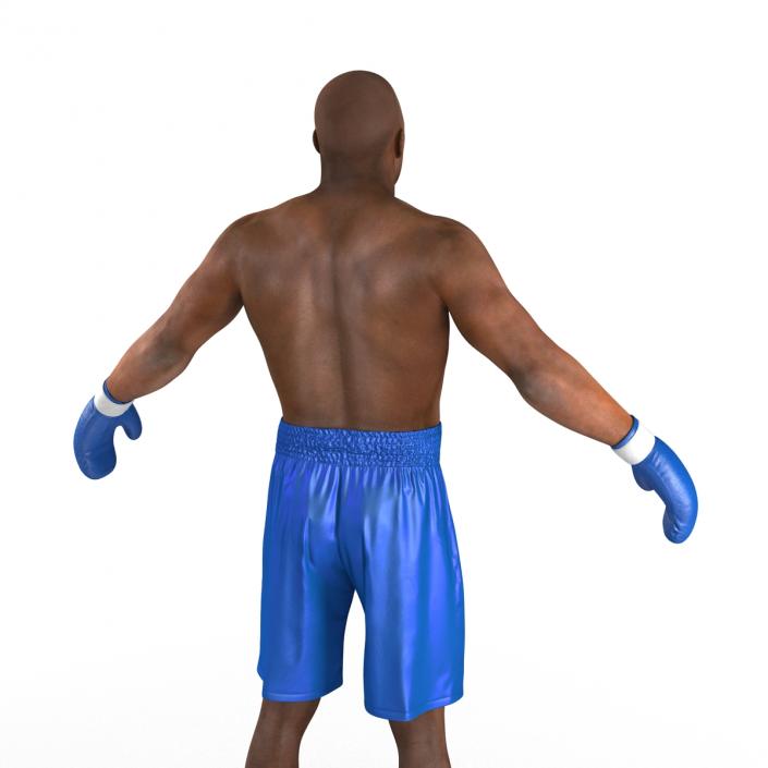 African American Boxer 2 3D model