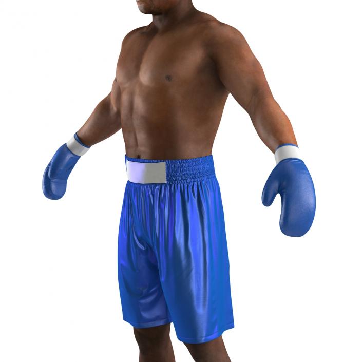 African American Boxer 2 3D model