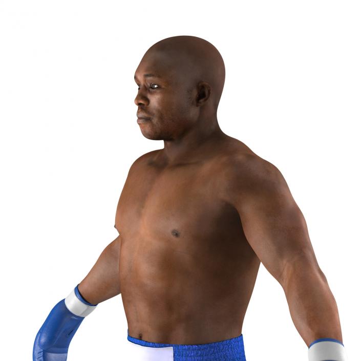 African American Boxer 2 3D model