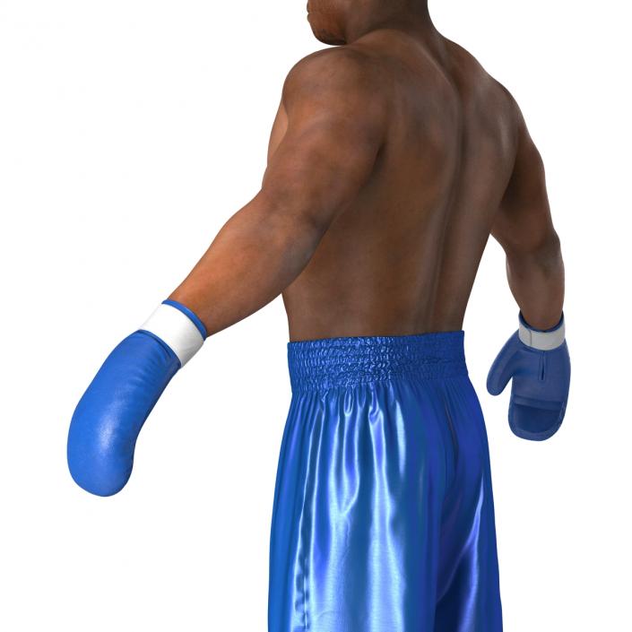 African American Boxer 2 3D model