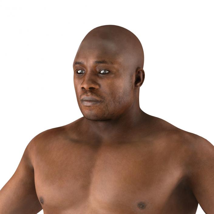 African American Boxer 2 3D model