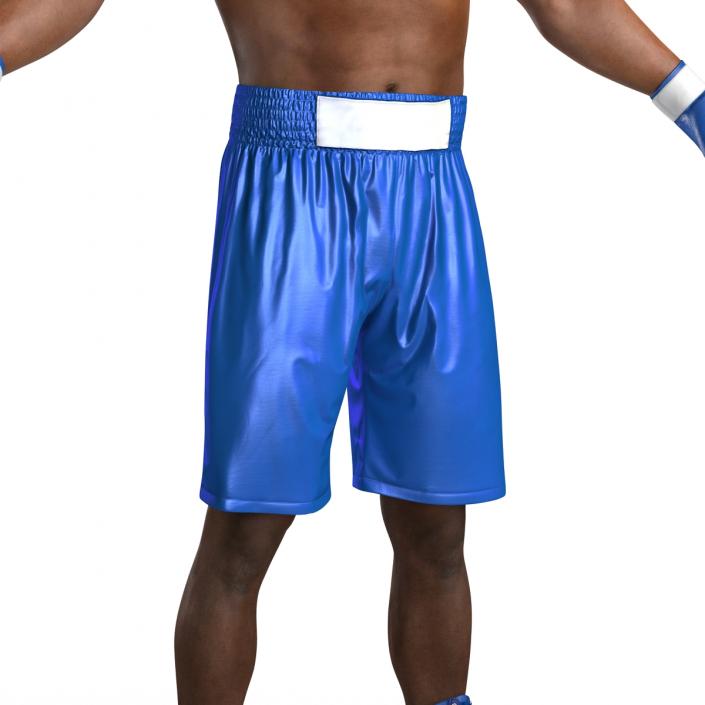 African American Boxer 2 3D model