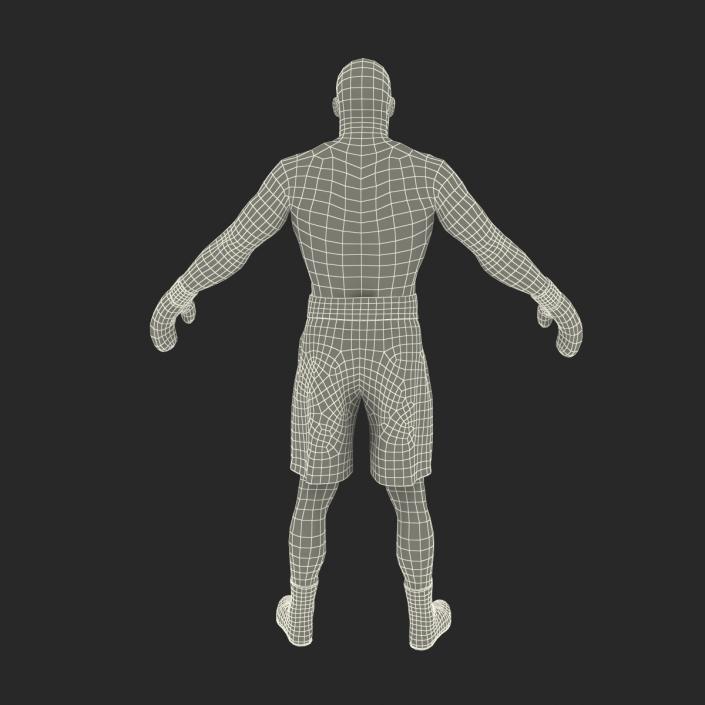 African American Boxer 2 3D model