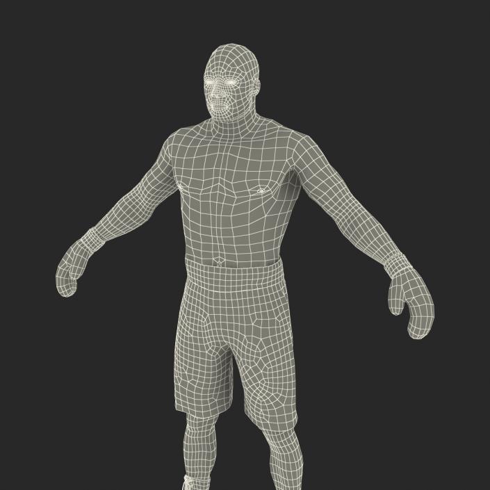 African American Boxer 2 3D model