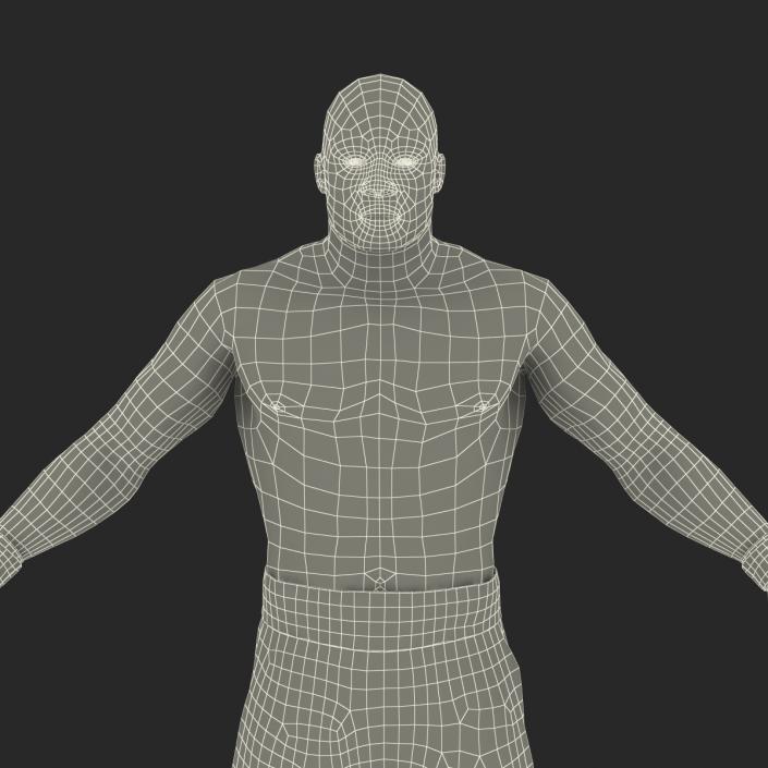 African American Boxer 2 3D model