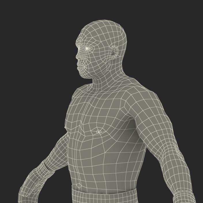 African American Boxer 2 3D model