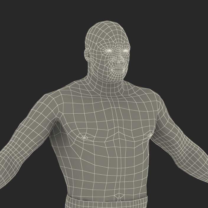 African American Boxer 2 3D model