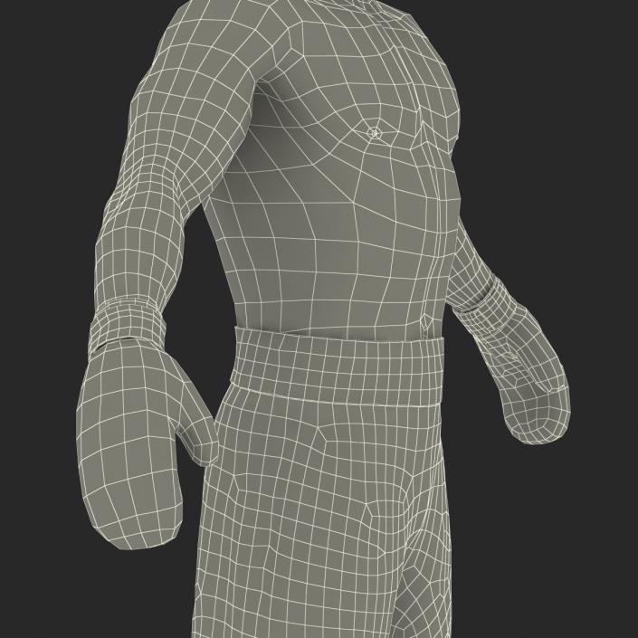 African American Boxer 2 3D model