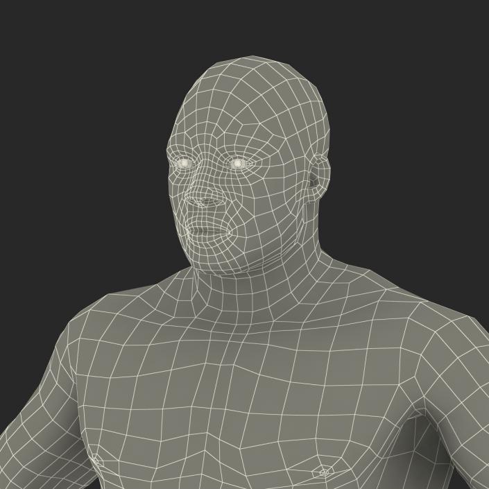 African American Boxer 2 3D model