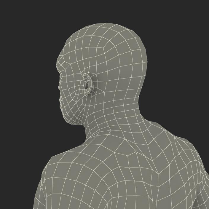 African American Boxer 2 3D model