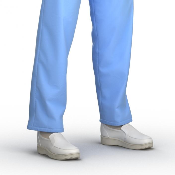 3D model Asian Female Surgeon