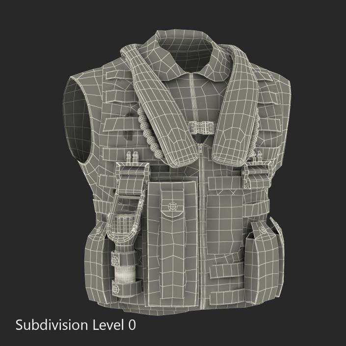 3D US Military Vest