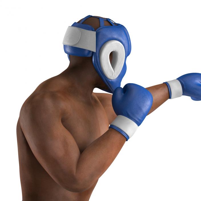 African American Boxer Pose 3 3D model