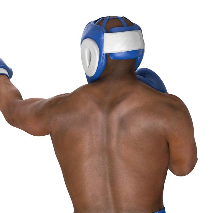 African American Boxer Pose 3 3D model