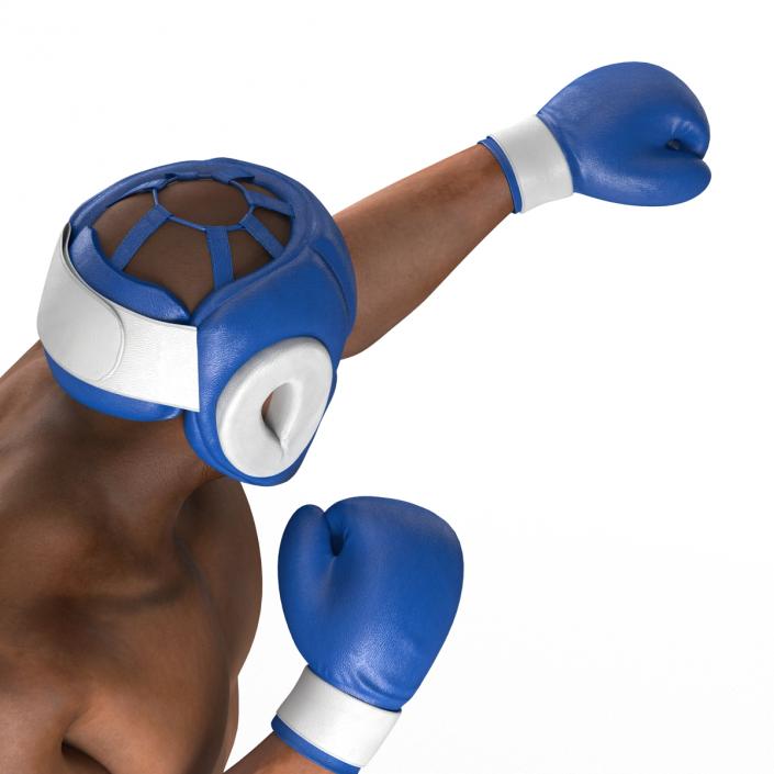 African American Boxer Pose 3 3D model