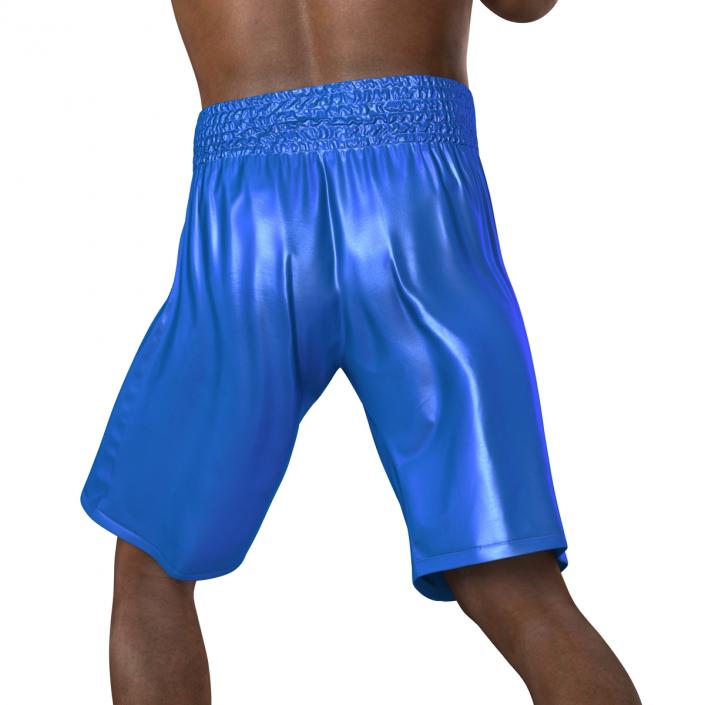 African American Boxer Pose 3 3D model