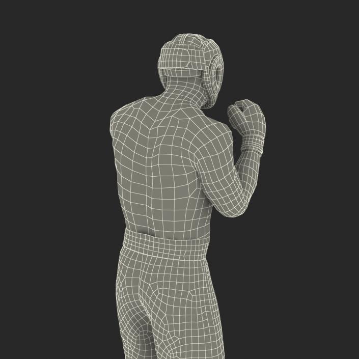 African American Boxer Pose 2 3D model