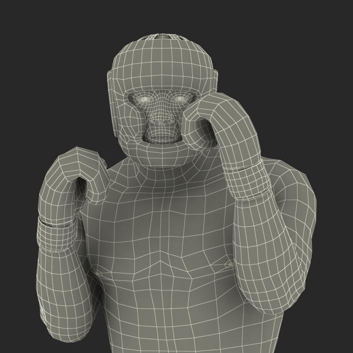 African American Boxer Pose 2 3D model