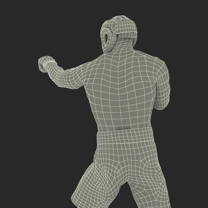 African American Boxer Pose 3 3D model