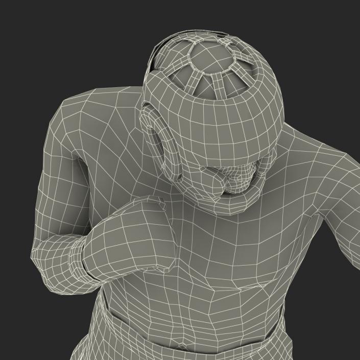 African American Boxer Pose 3 3D model