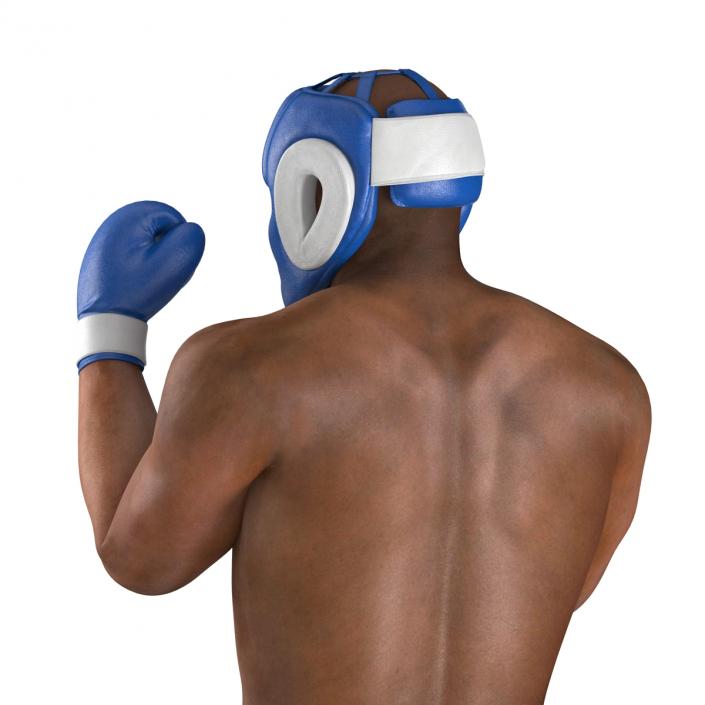 African American Boxer Pose 2 3D model