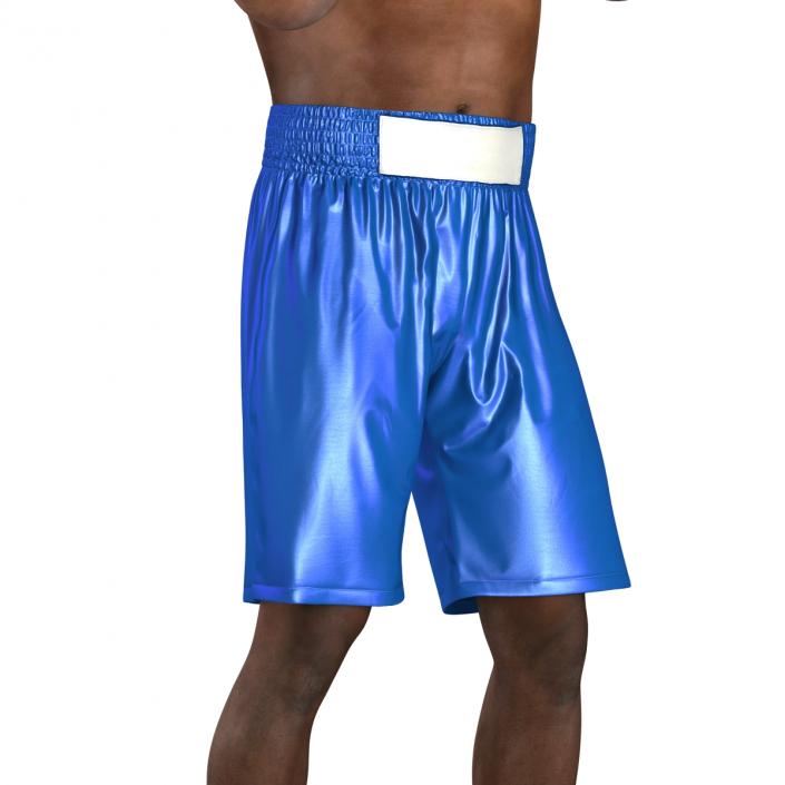 African American Boxer Pose 2 3D model