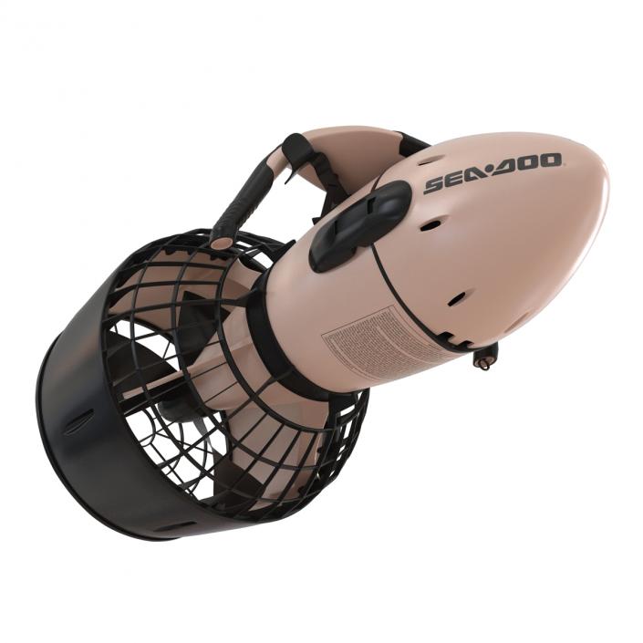 3D model Sea Scooter Sea-Doo Brown