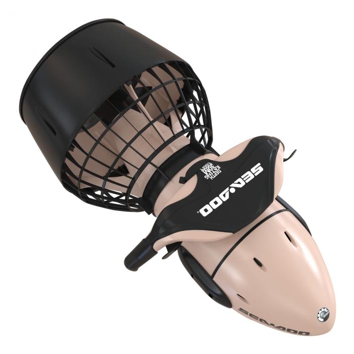 3D model Sea Scooter Sea-Doo Brown