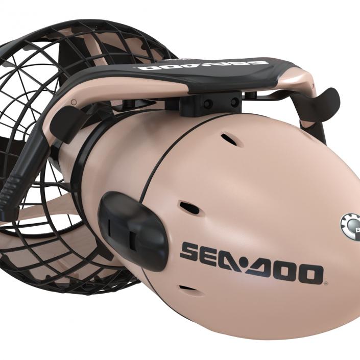 3D model Sea Scooter Sea-Doo Brown