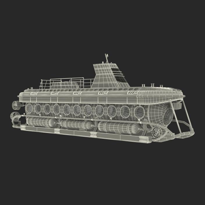 3D Tourist Submarine Mark V Rigged