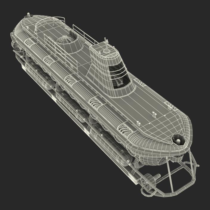 3D Tourist Submarine Mark V Rigged