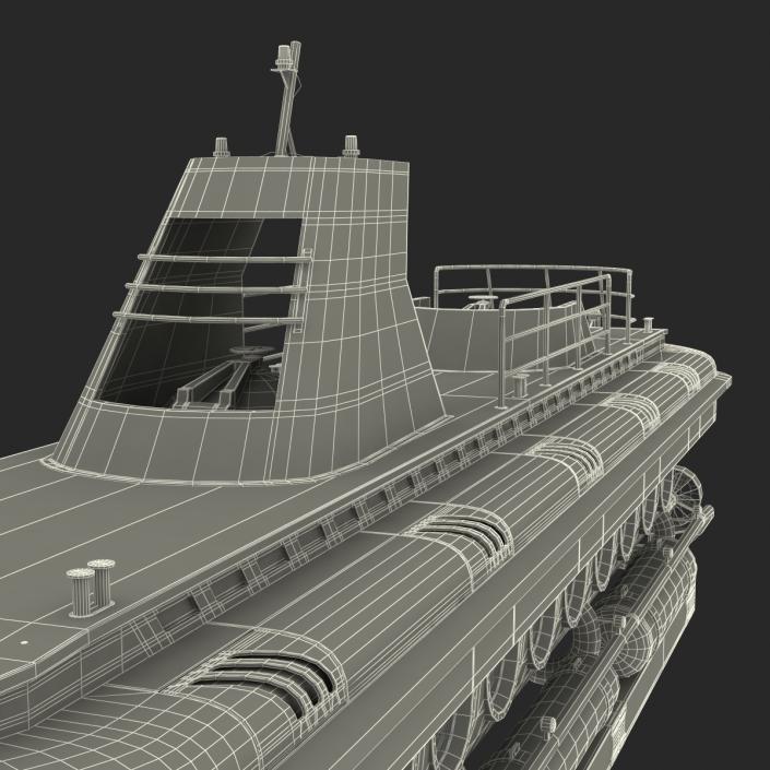 3D Tourist Submarine Mark V Rigged