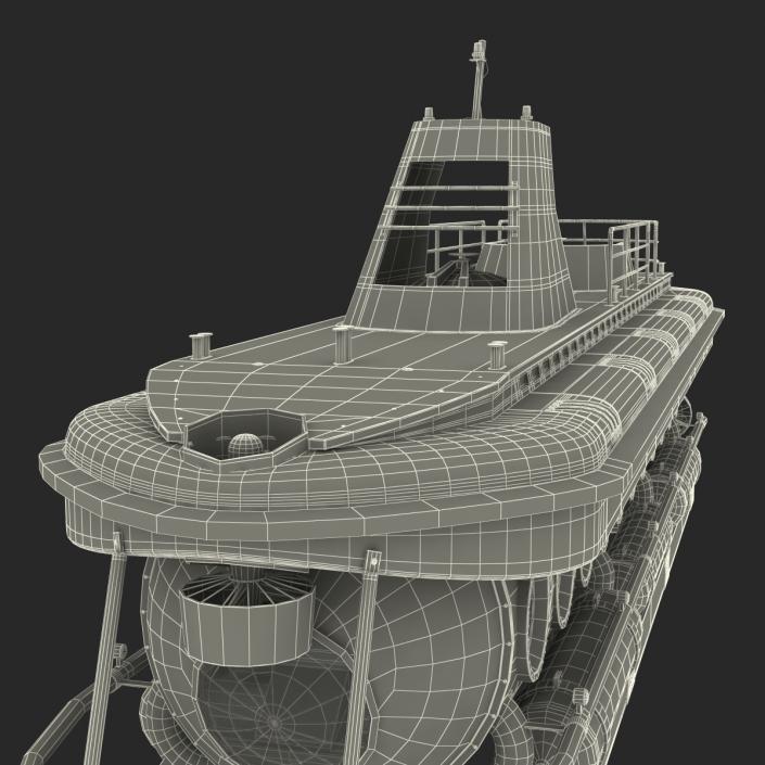 3D Tourist Submarine Mark V Rigged