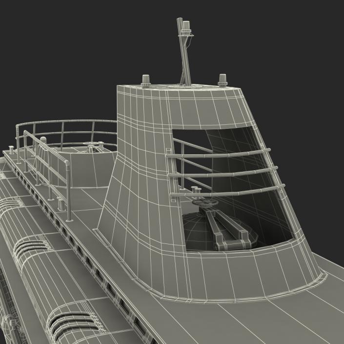 3D Tourist Submarine Mark V Rigged