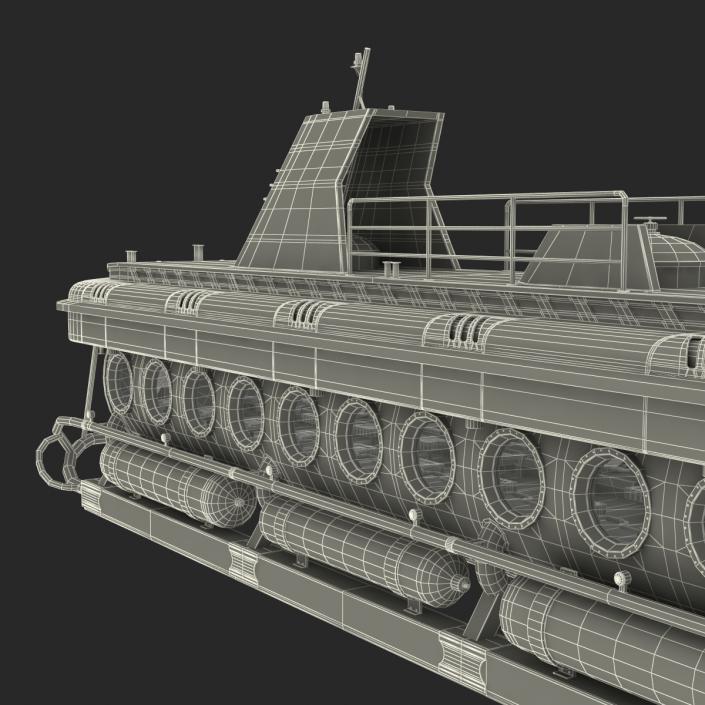 3D Tourist Submarine Mark V Rigged