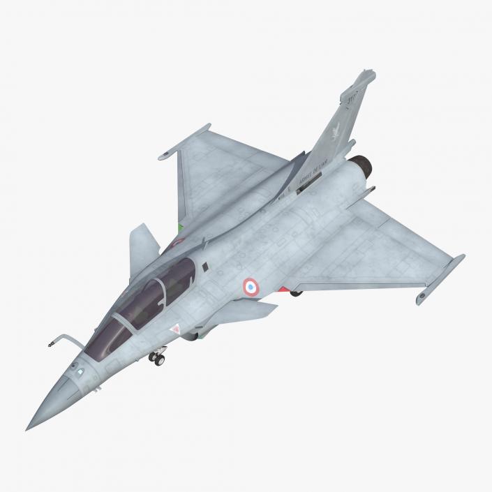 3D model French Fighter Dassault Rafale