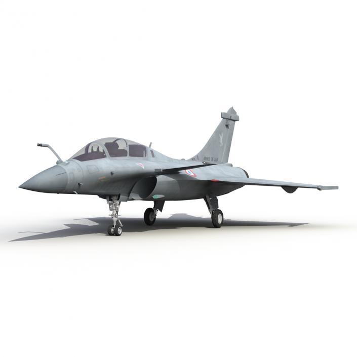 3D model French Fighter Dassault Rafale