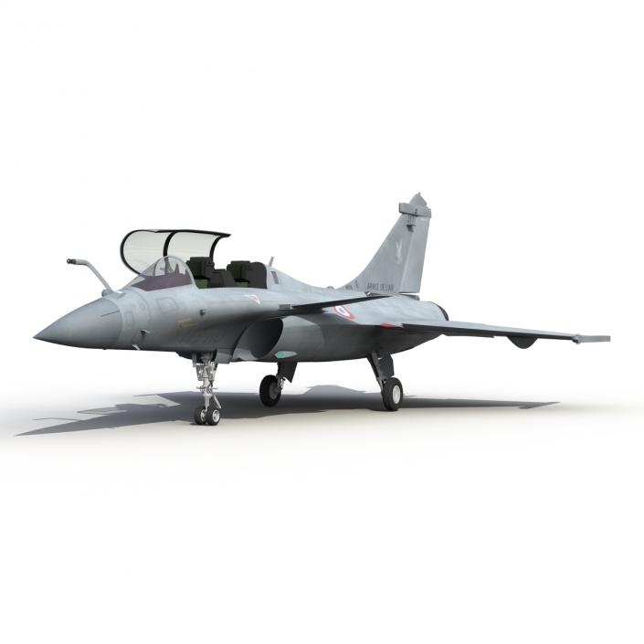 3D model French Fighter Dassault Rafale