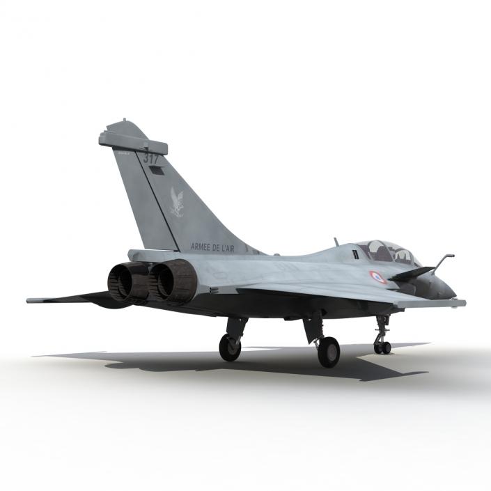 3D model French Fighter Dassault Rafale