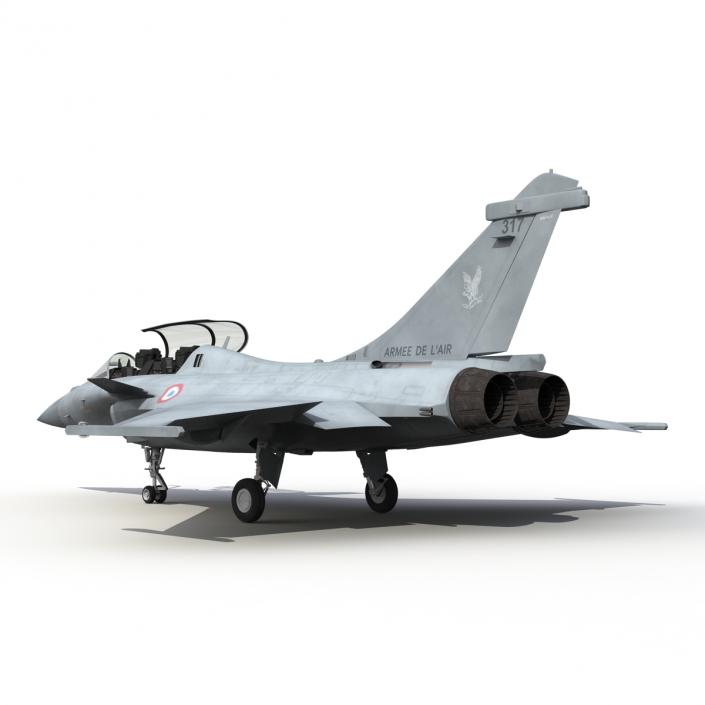 3D model French Fighter Dassault Rafale