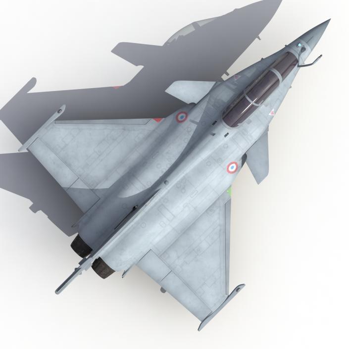 3D model French Fighter Dassault Rafale