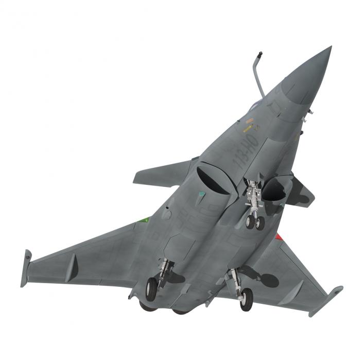 3D model French Fighter Dassault Rafale