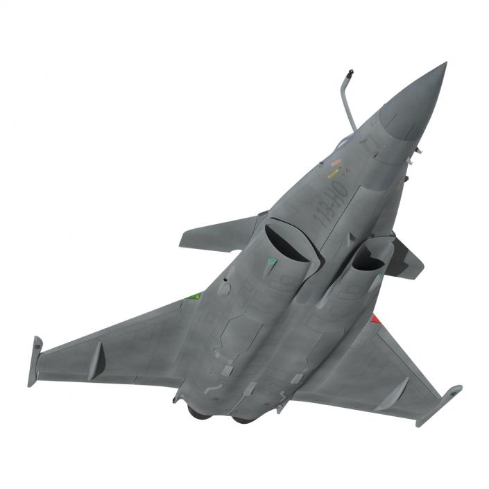 3D model French Fighter Dassault Rafale