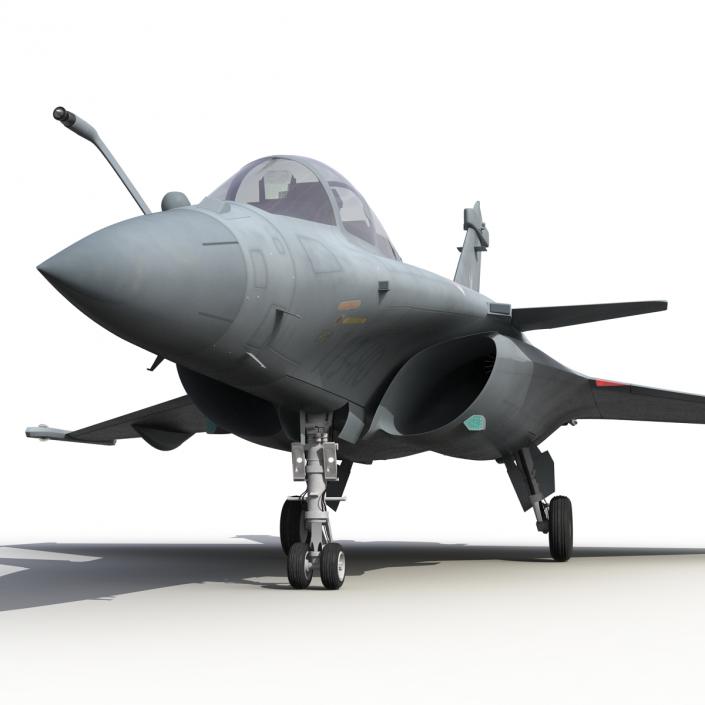 3D model French Fighter Dassault Rafale