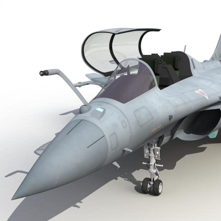 3D model French Fighter Dassault Rafale