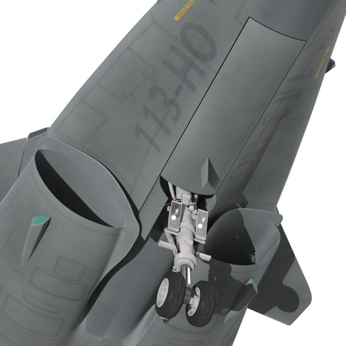 3D model French Fighter Dassault Rafale